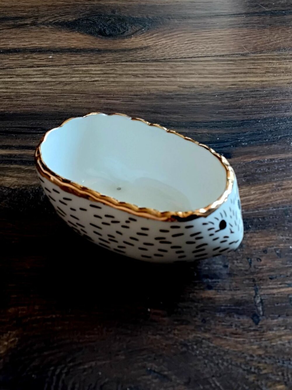 Hedgehog Ceramic Trinket Dish